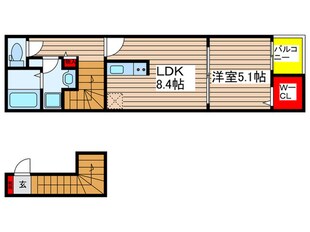 イーストスクエアの物件間取画像